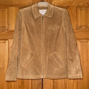 NWOT Vintage Jaclyn Smith Genuine Leather Coat Jacket Size L